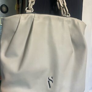 Vera Wang Cream Shoulder Bag